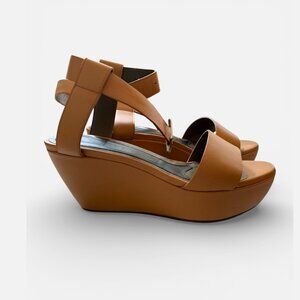 Marni Strappy Sandal, Camel color, Size 39